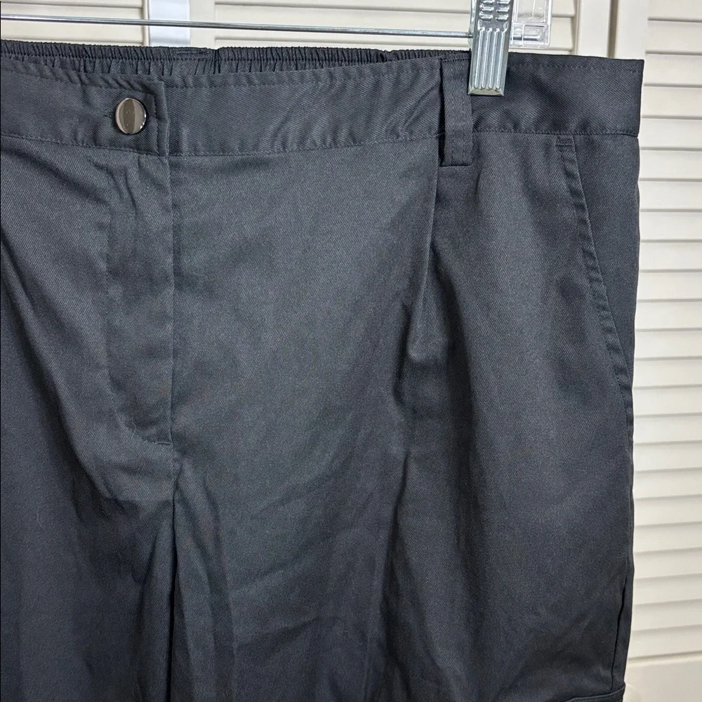 NWT HALARA Mid Rise Button Zipper Multiple Pockets Casual Cargo Joggers XL